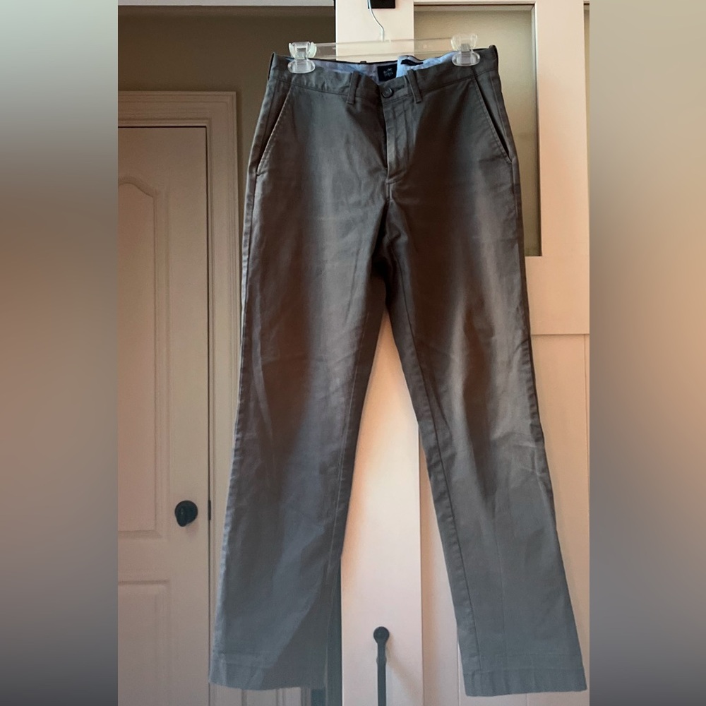JCrew Slim Fit men’s pants 29x30 Grey